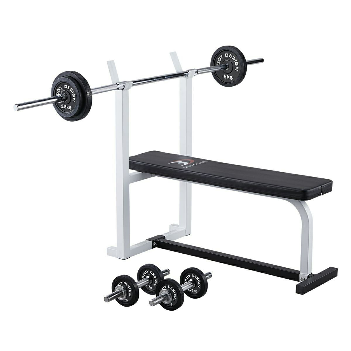 スターターパック / ラバーバーベルセット30kg / シャフト180cm・160cm  