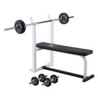スターターパック / ラバーバーベルセット30kg / シャフト180cm
