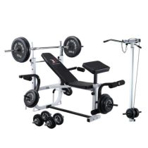 ホームビルダーパックⅡ/ラット付：ラバーバーベル140kg