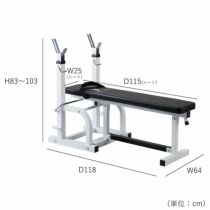 レッドセーフティパックⅡ/ ラバーバーベルセット100kg / シャフト200cm