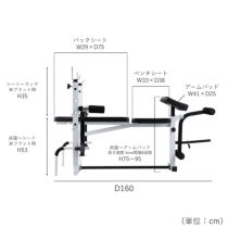 レッドホームビルダーパック / ラバーバーベルセット100kg / シャフト200cm