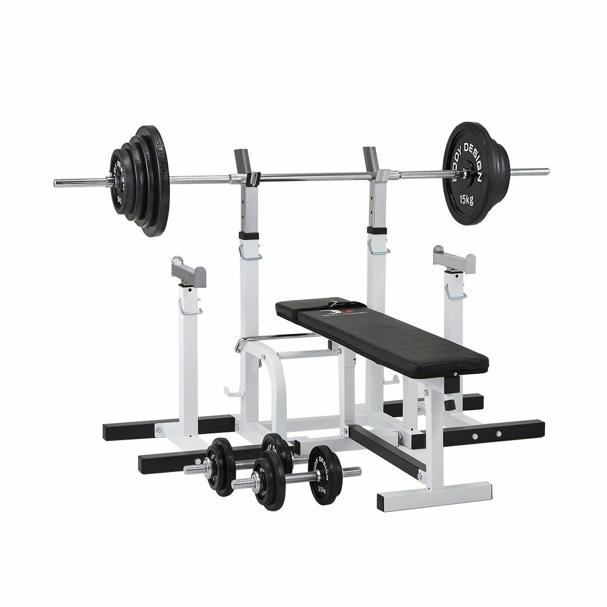 値下げ】バーベルセット 100kg ＋ バーベルラック ＋ クリップ6個